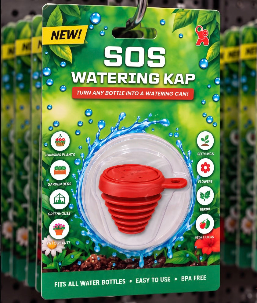 *NEW* SOS WATERING KAP | Convert any water bottle into a watering can!