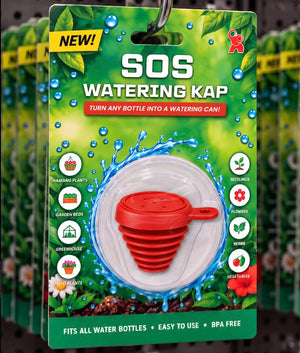 *NEW* SOS WATERING KAP | Convert any water bottle into a watering can!